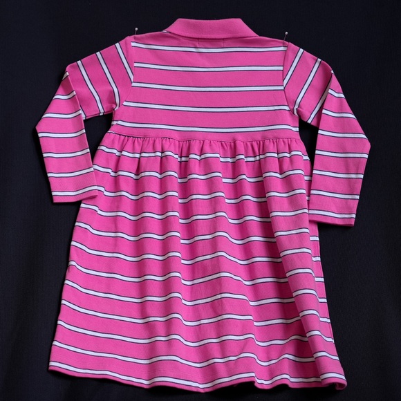 🐣🌸NWT Ralph Lauren pink and white striped dress - Picture 2 of 2